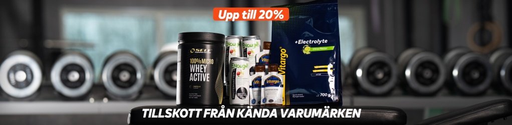 Utvalda kosttillskott 20%